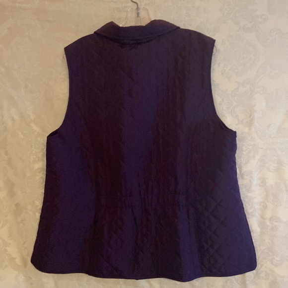 CJ Banks size 1X purple vest in beautiful condition - Picture 3 of 3